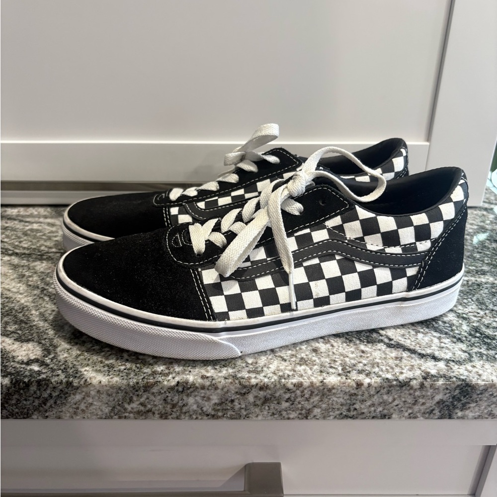 Vans Classic Black and White Checkered Shoes